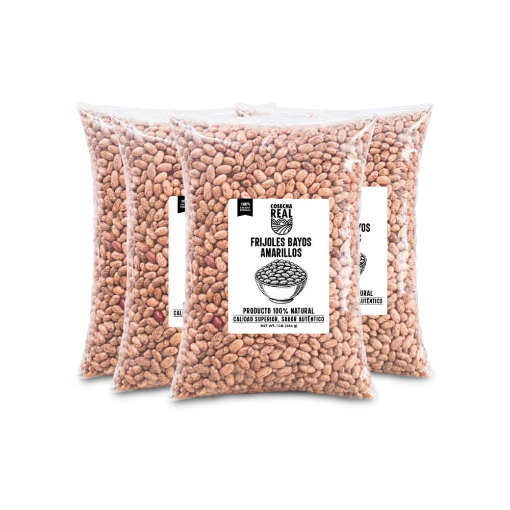 Frijoles bayos amarillos Cosecha Real (4 x 454 g / 1 lb) - Miniatura 1