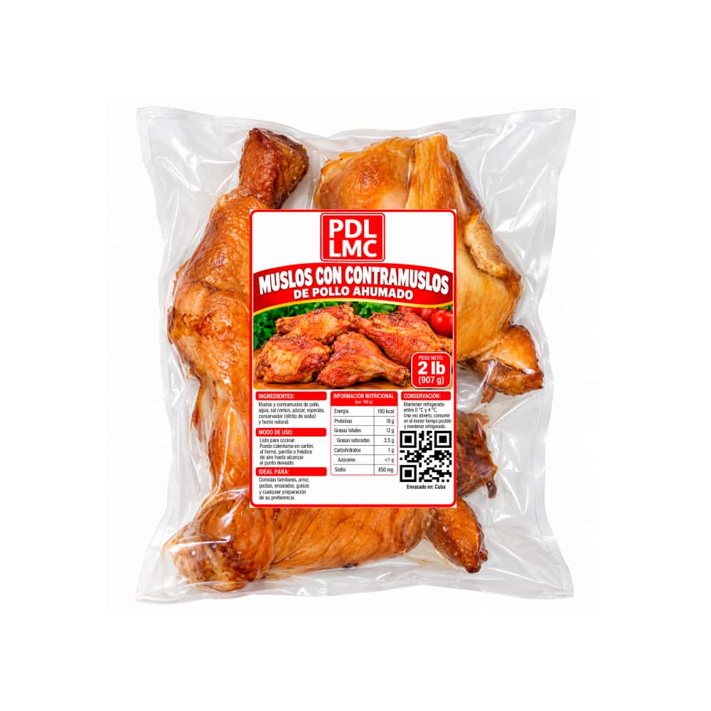 Muslos con contramuslos de pollo ahumado PDL LMC (907 g / 2 lb) - Miniatura 2