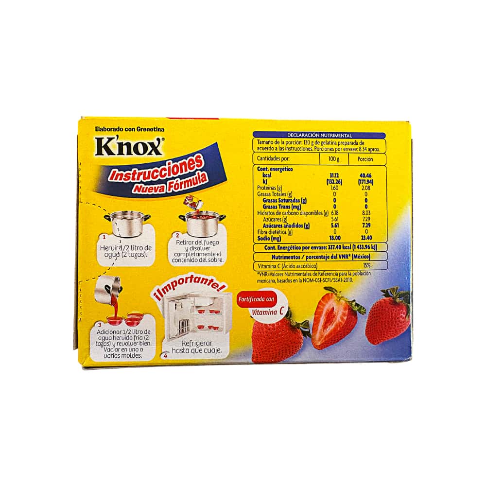 Polvo para preparar gelatina sabor fresa Pronto (84 g / 2.96 oz) - Miniatura 2