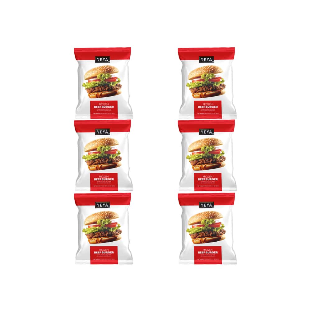 Hamburguesa de carne de res YEYA (6 x 80 g / 2.8 oz) - Miniatura 1