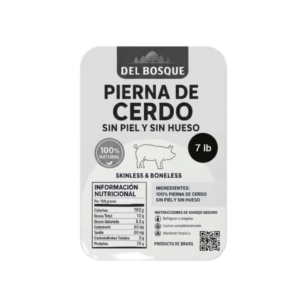 Pierna de cerdo sin piel y sin hueso Del Bosque (3.17 kg / 7 lb) - Miniatura 2