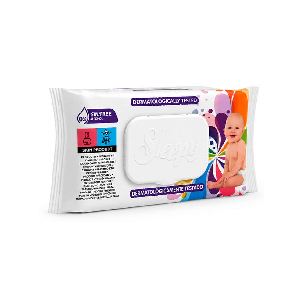 Toallitas húmedas para bebé Sleepy (80 U) - Miniatura 1