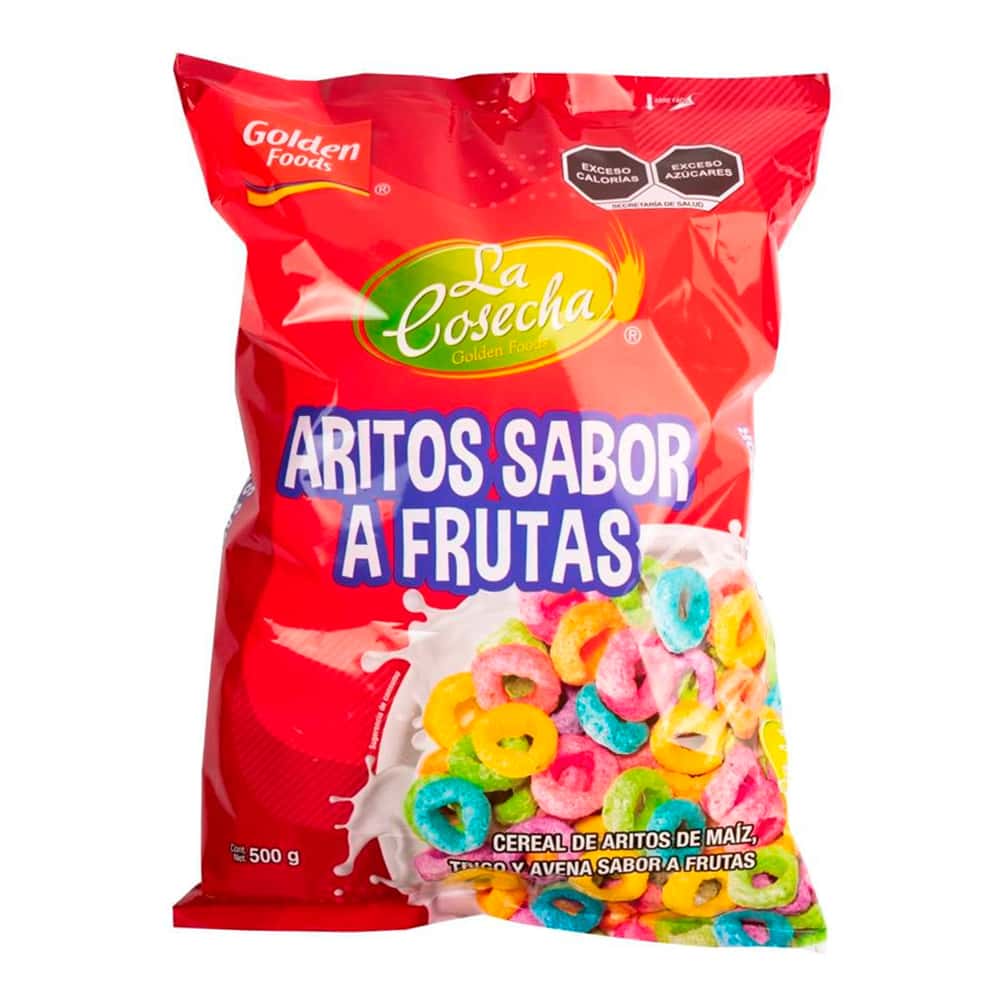 Cereal de aritos sabor a frutas La Cosecha Golden Foods (500 g / 1.10 lb) - Miniatura 1