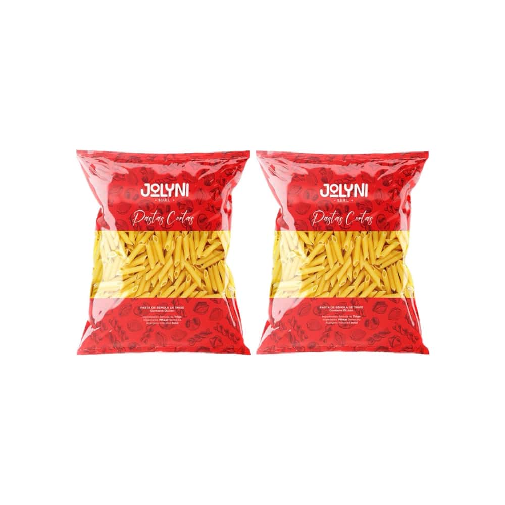 Pastas cortas - Penne Rigate Jolyni (2 x 400 g / 14.11 oz) - Miniatura 1