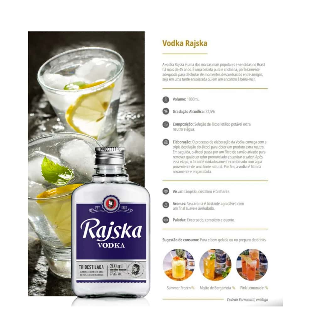 Vodka Rajska (200 ml) - Miniatura 3