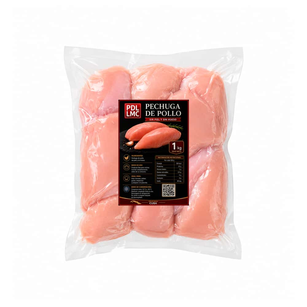 Pechuga de pollo sin piel y sin hueso PDL LMC (1 kg / 2.2 lb) - Miniatura 3