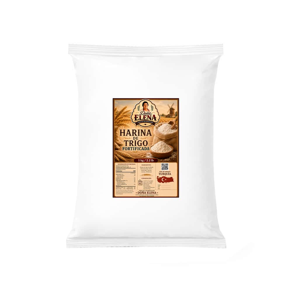 Harina de trigo fortificada Doña Elena (1 kg / 2.2 lb) - Miniatura 1