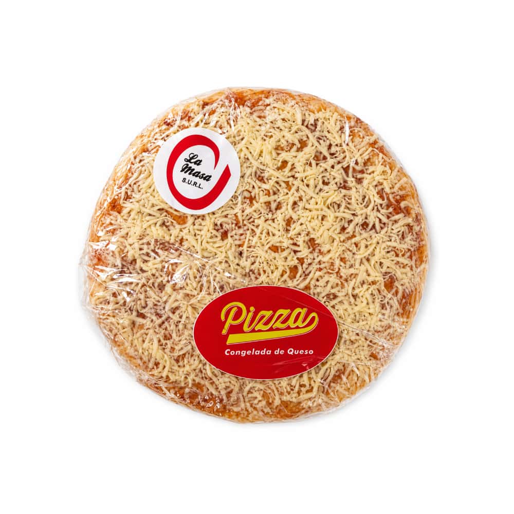 Pizza de queso precocida congelada La Masa (20 cm) - Miniatura 1