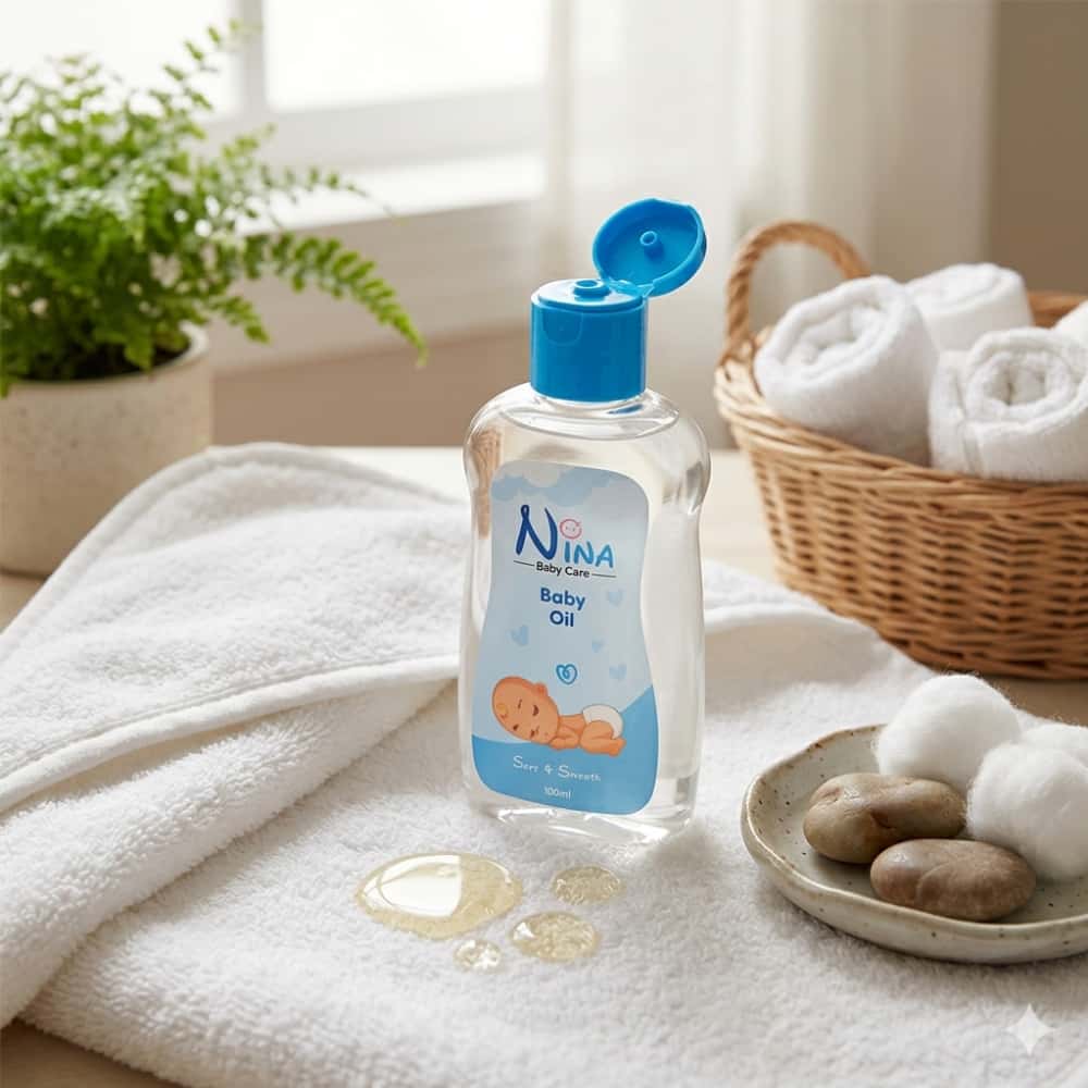Aceite para bebé Nina (100 ml) - Miniatura 3