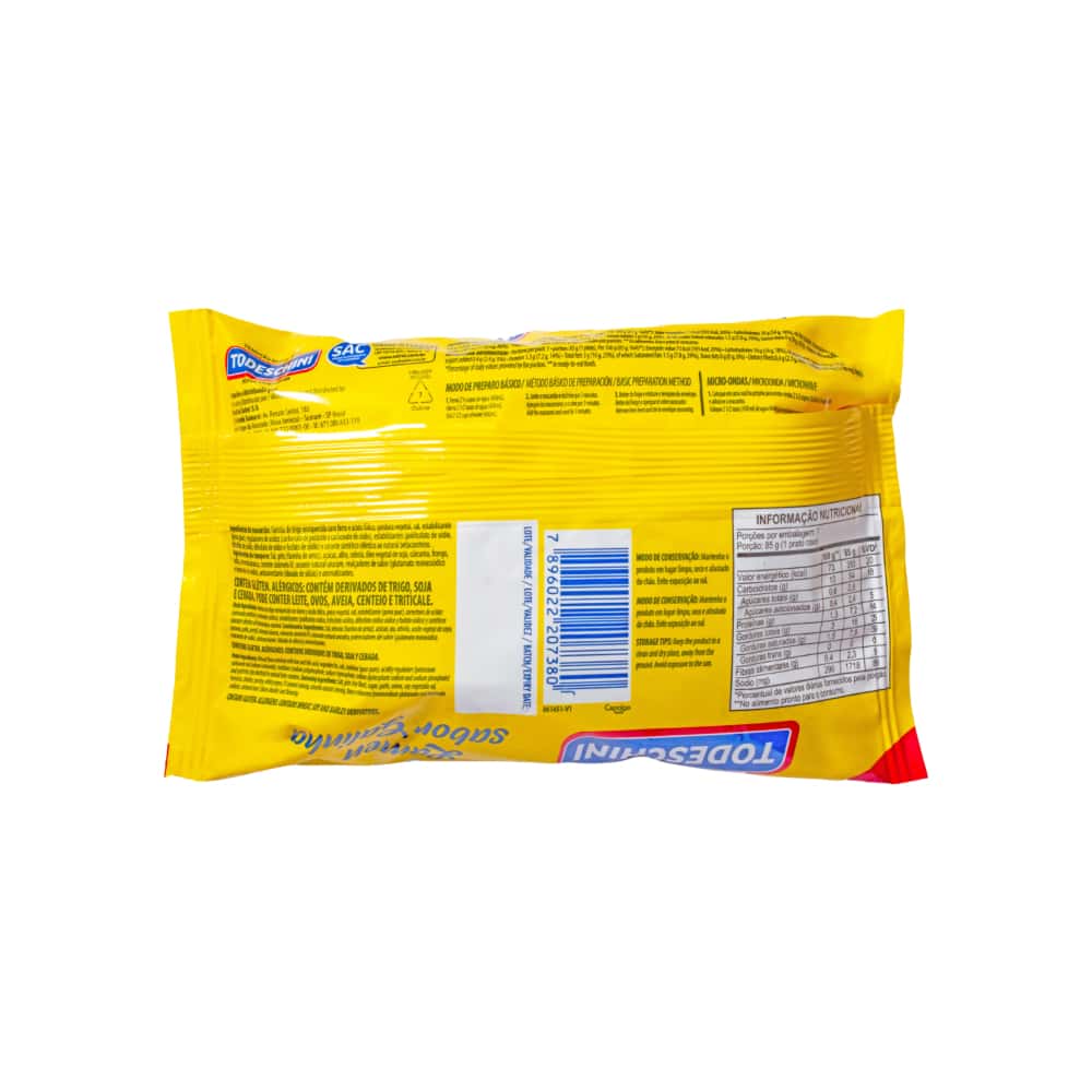 Fideos instantáneos sabor a pollo Todeschini (85 g / 2.99 oz) - Miniatura 2