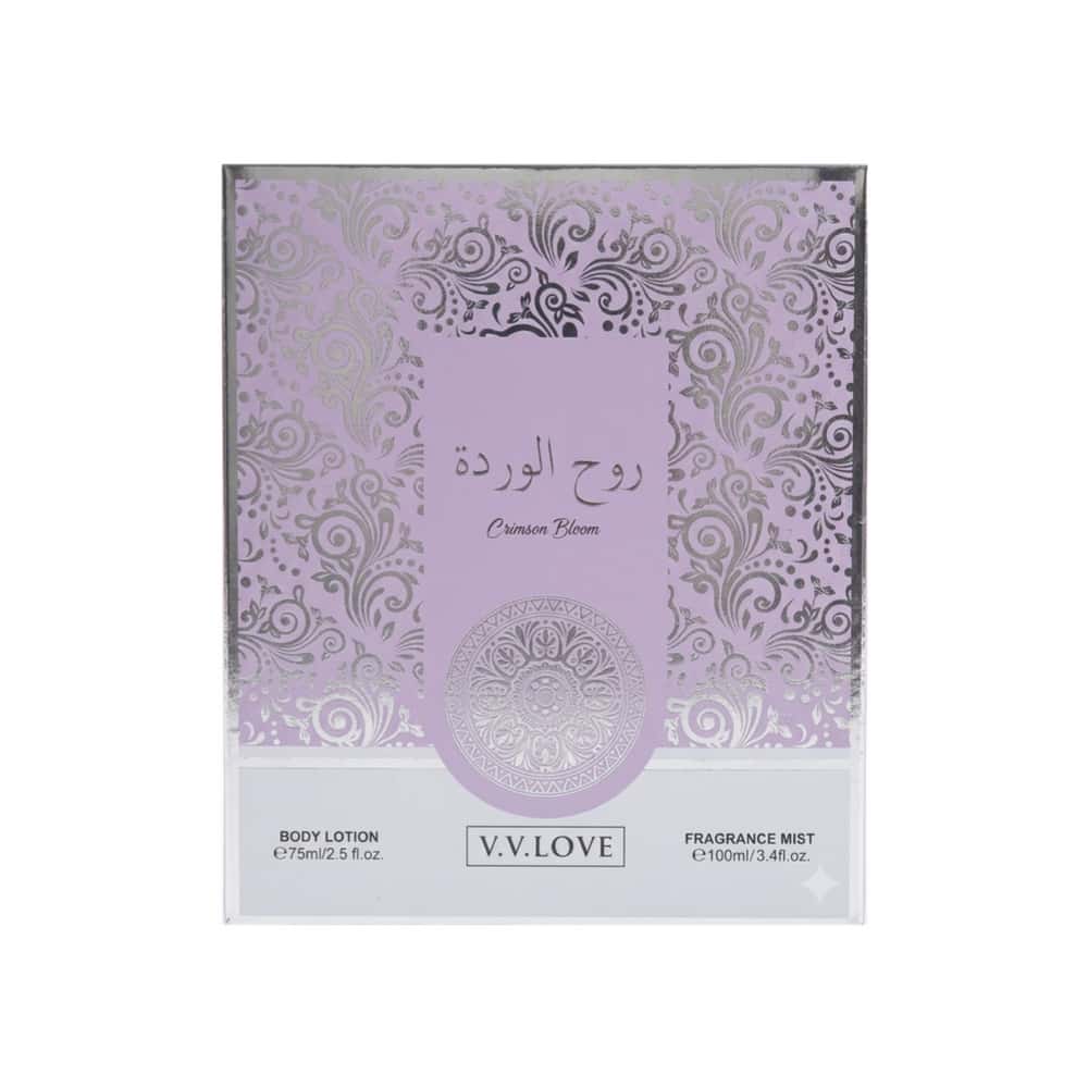 Kit de colonia y crema de mujer Crimson Bloom V.V.Love - Miniatura 3