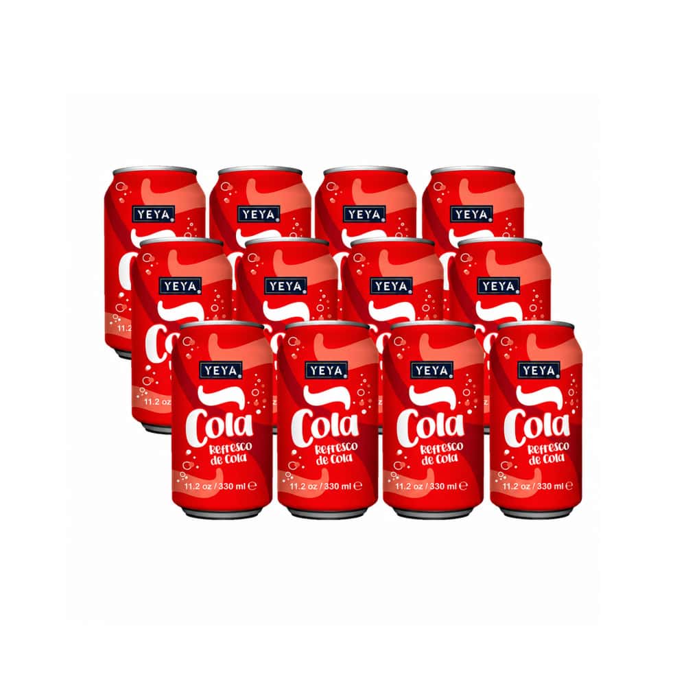 Refresco gaseado de cola YEYA (12 x 330 ml / 11.2 fl oz) - Miniatura 1