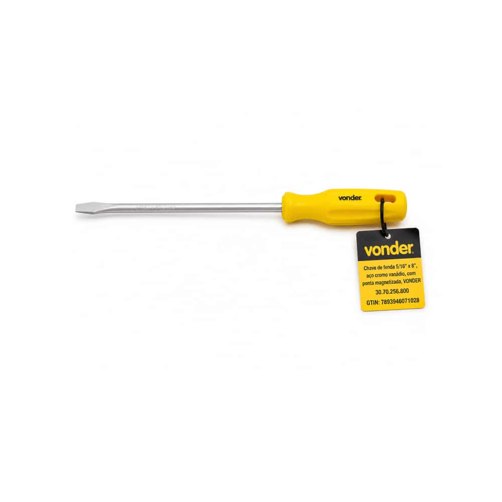 Destornillador de paleta 5/16" x 8" con punta magnetizada Vonder - Miniatura 5