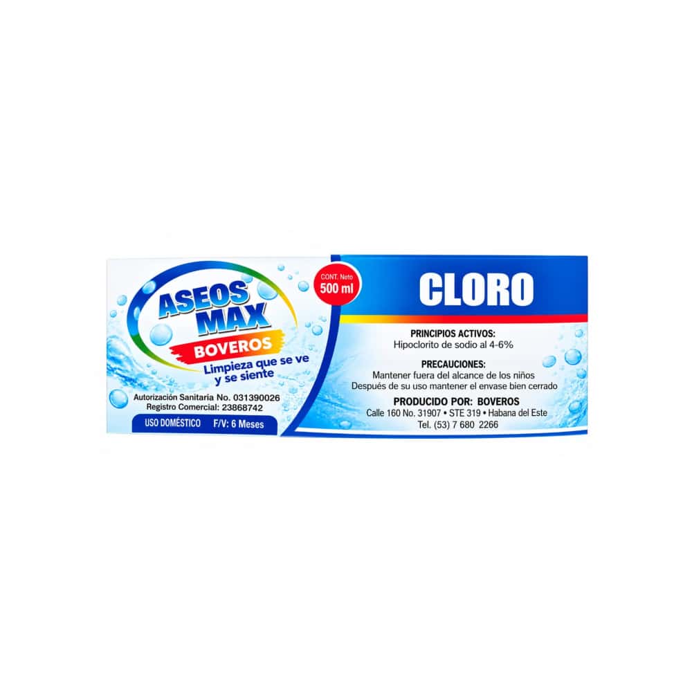 Cloro para aseos AseosMax (500 ml) - Miniatura 4