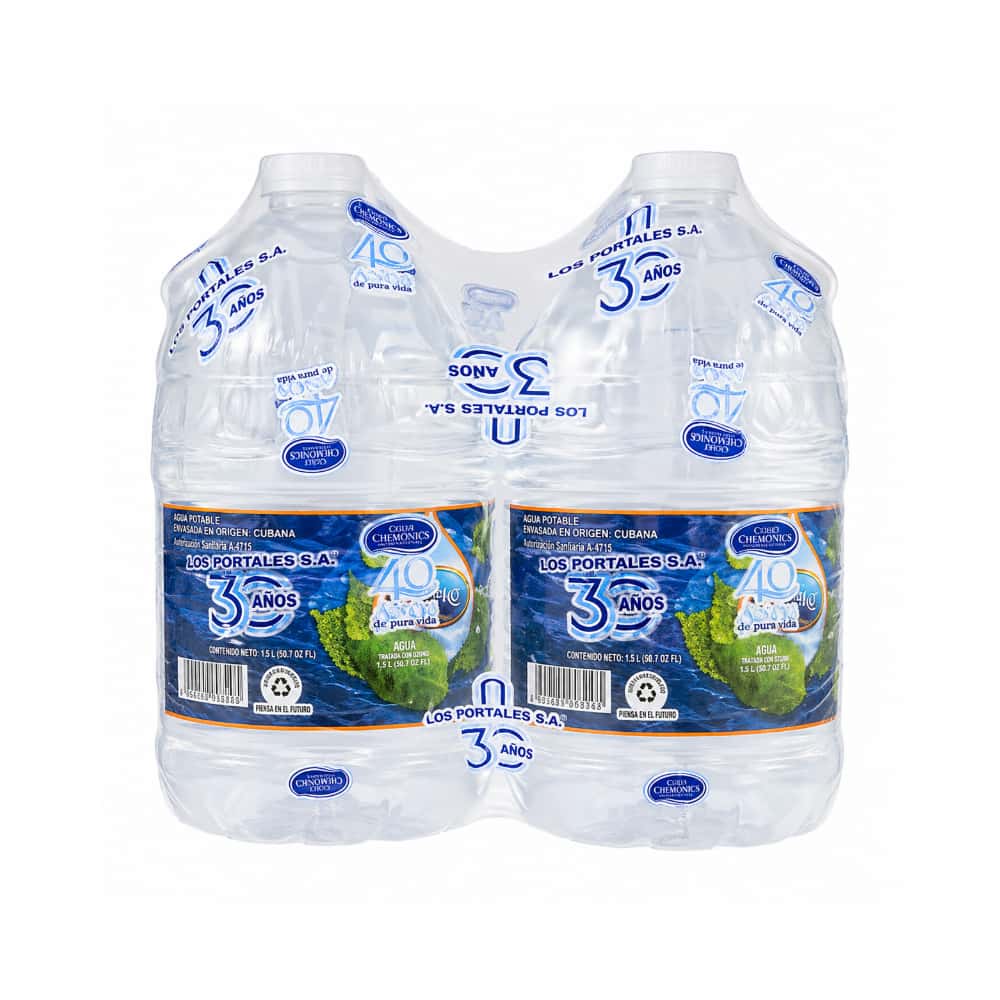 Agua mineral natural Ciego Montero (2 x 5000 ml) - Miniatura 1