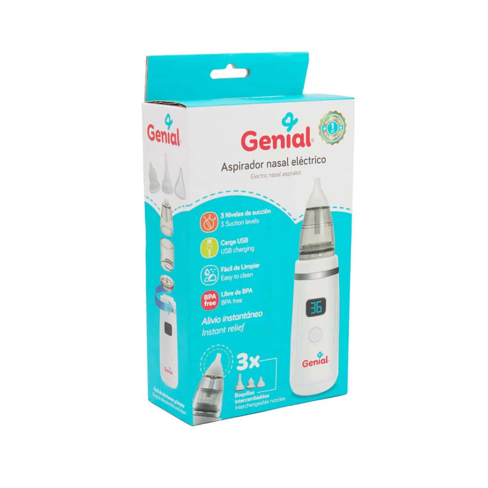 Aspirador nasal eléctrico para bebé Genial - Miniatura 2