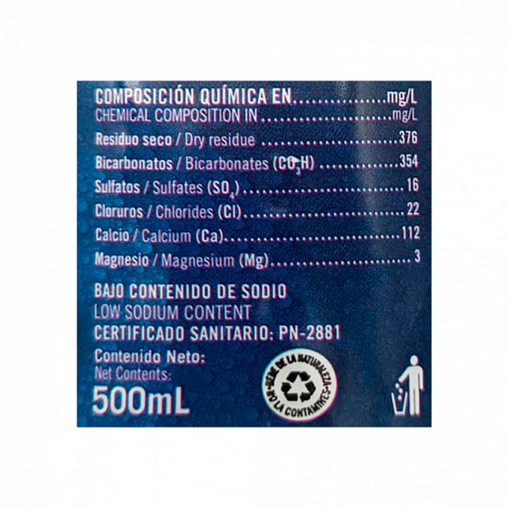Agua mineral natural Ciego Montero (12 x 500 ml) - Miniatura 4