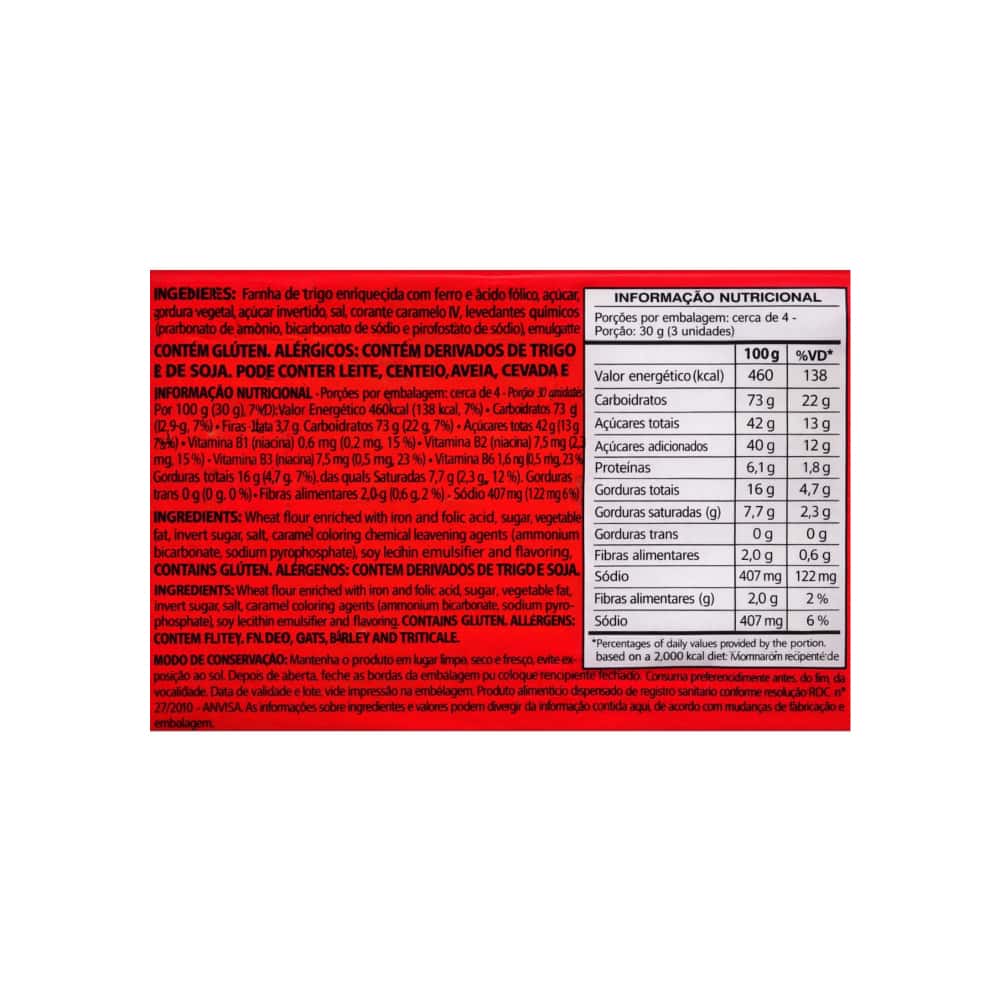 Galletas de chocolate con relleno sabor a vainilla pica pau Todeschini (36 x 115 g / 4 oz) - Miniatura 3