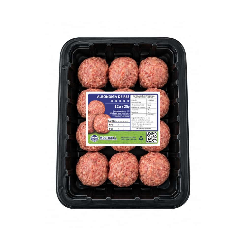 Albóndigas de res Multisell (12 x 25 g) - Miniatura 1
