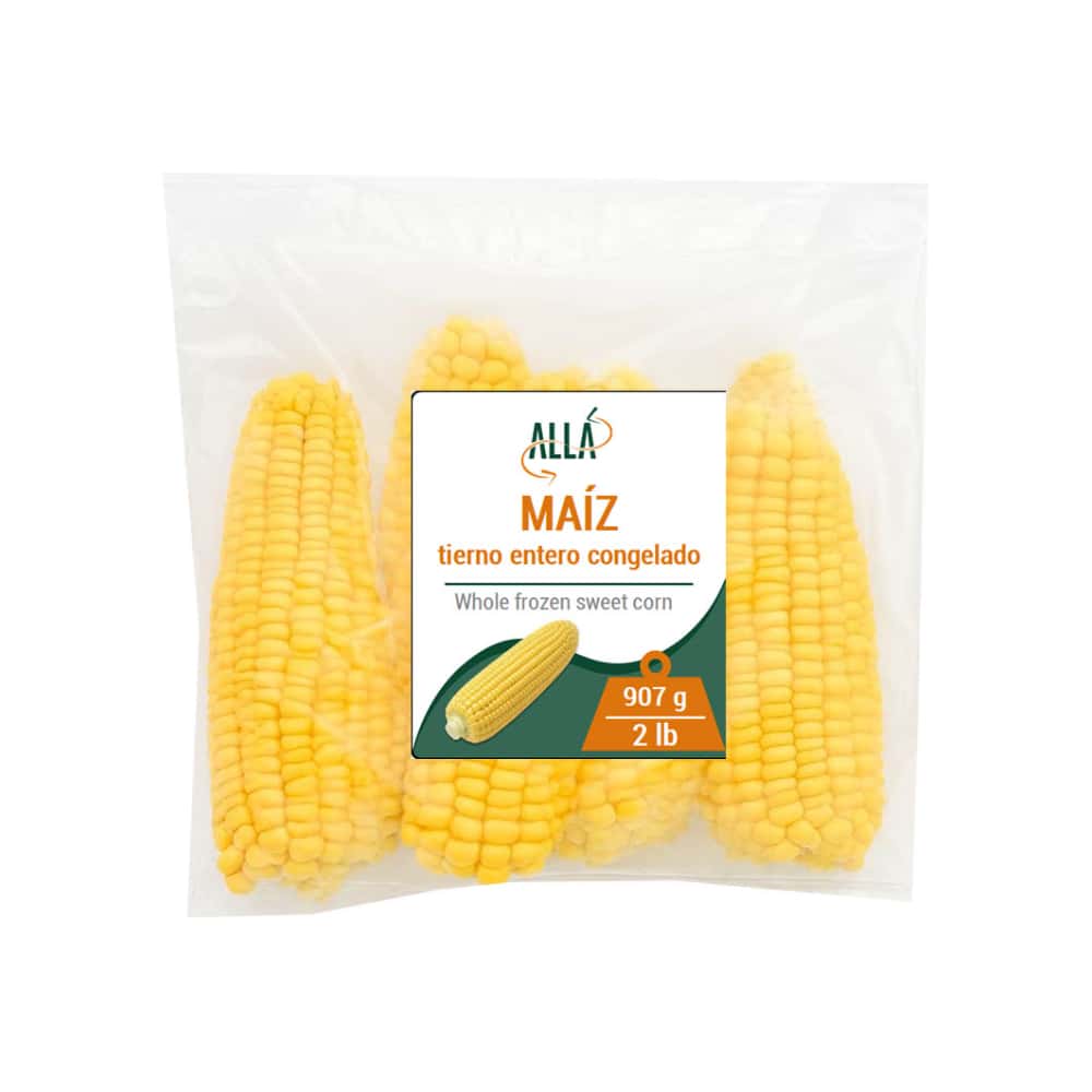 Maíz tierno entero congelado ALLÁ (907 g / 2 lb) - Miniatura 2