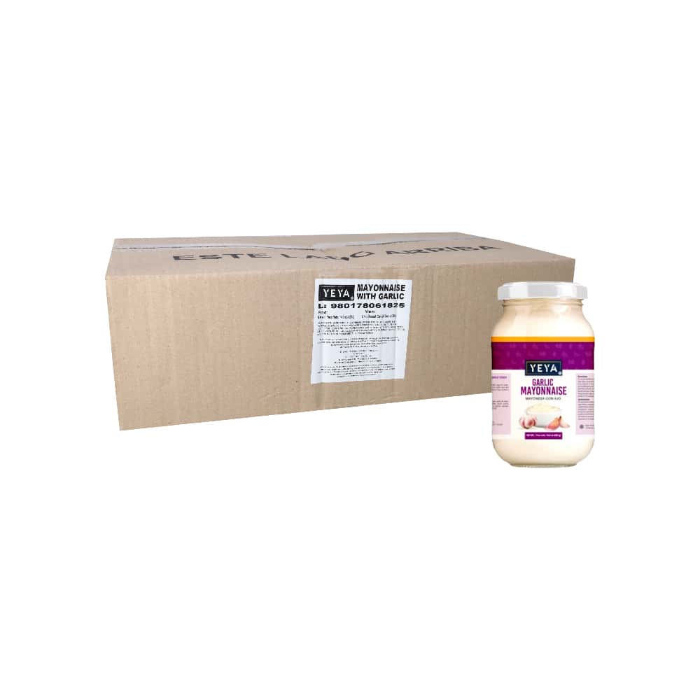 Mayonesa con ajo YEYA (24 x 420 g / 14.8 oz) - Miniatura 1