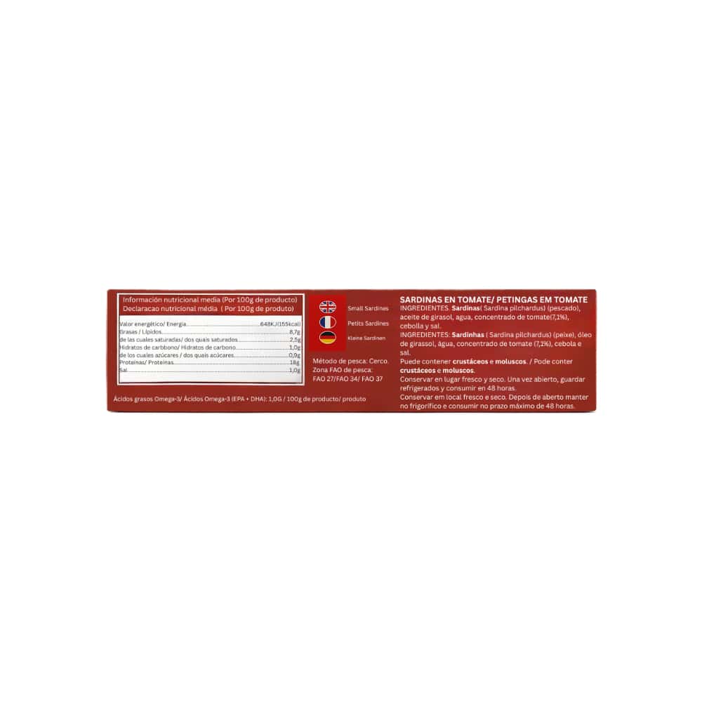 Sardinillas en Tomate Vivo (88 g / 3.10 oz) - Miniatura 3