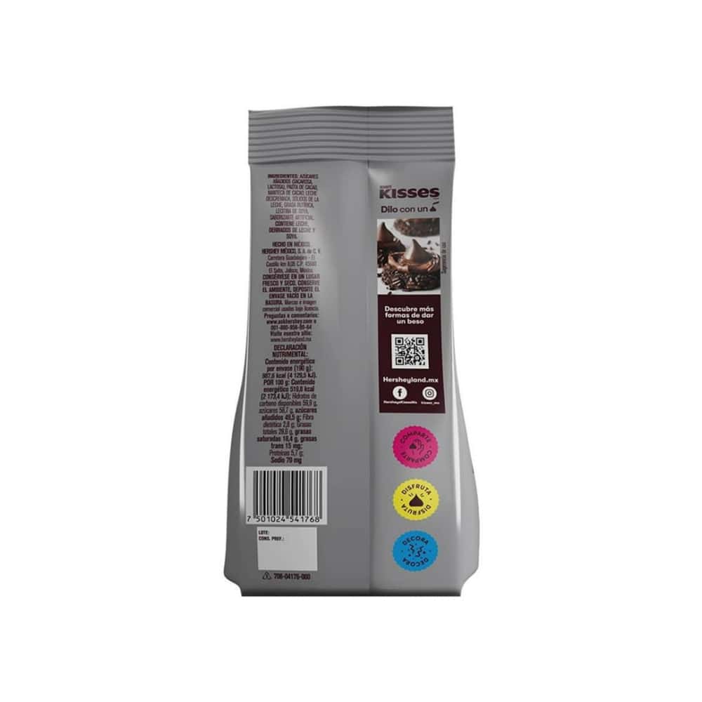 Chocolates con leche Kisses Hershey's (190 g / 6.7 oz) - Miniatura 2