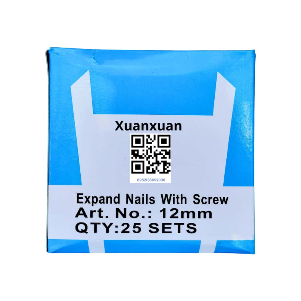 Expansiones para pared - 12 mm - Xuanxuan (25 U) - Miniatura 7