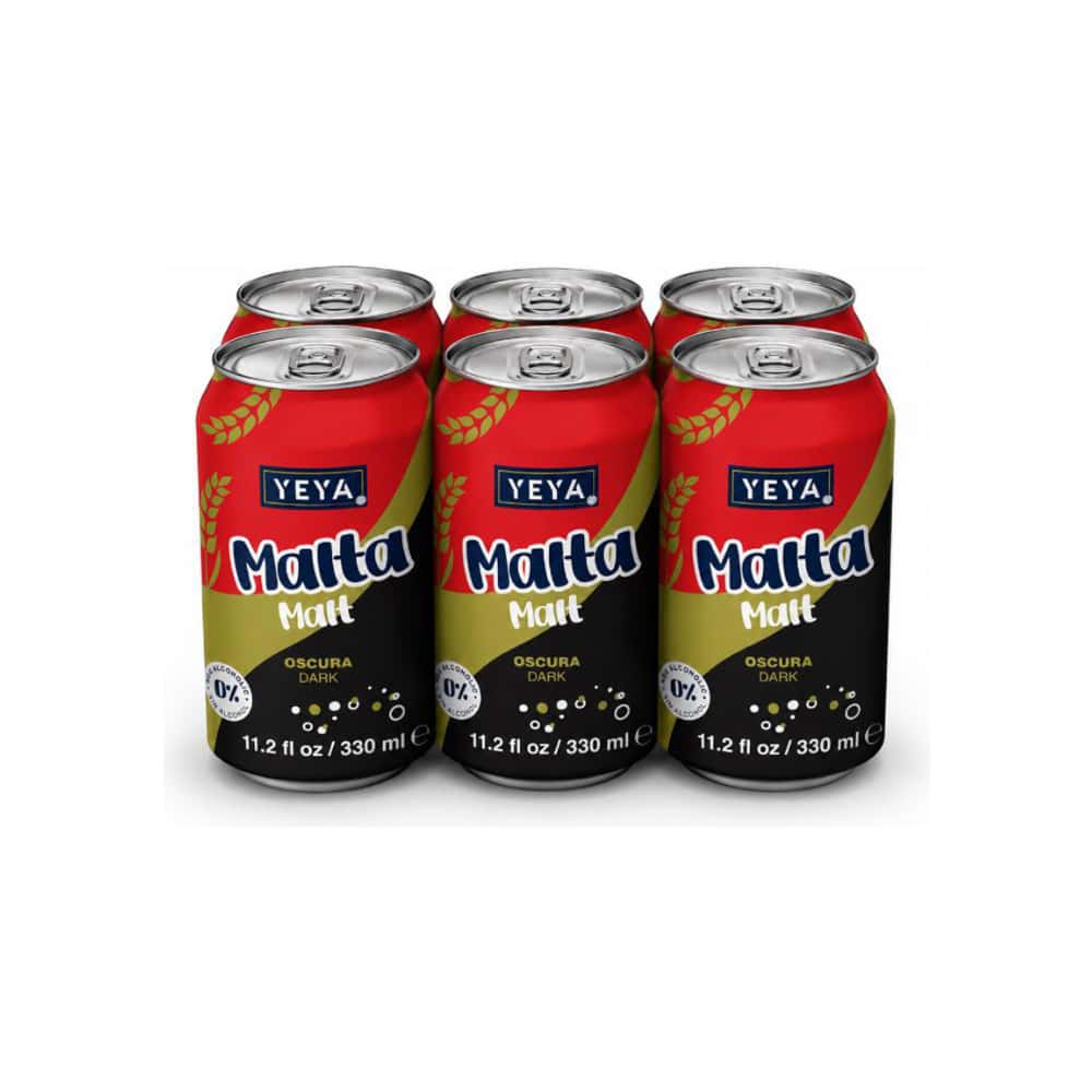 Malta oscura YEYA (6 x 330 ml) - Miniatura 1