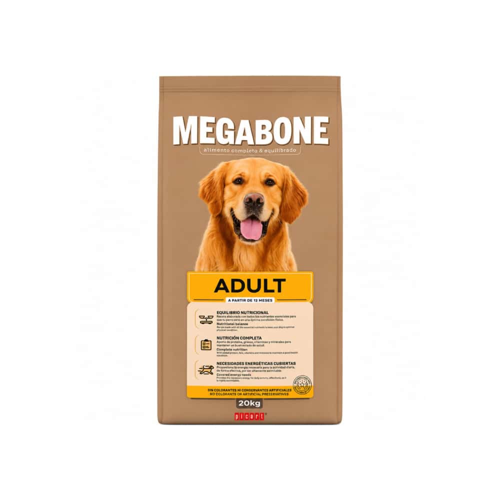 Pienso para perros adultos Megabone (20 kg / 44 lb) - Miniatura 1