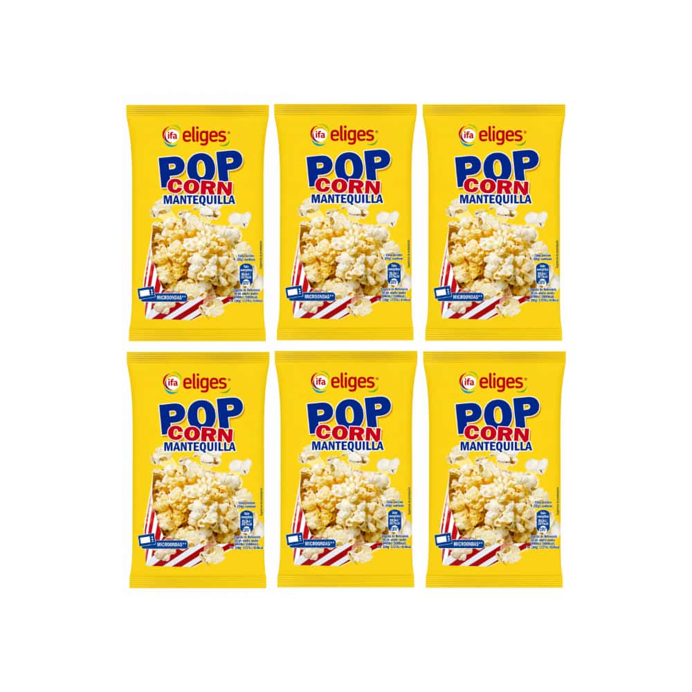 Rositas de maíz para microondas Ifa Eliges (6 x 100 g / 3.53 oz) - Miniatura 1