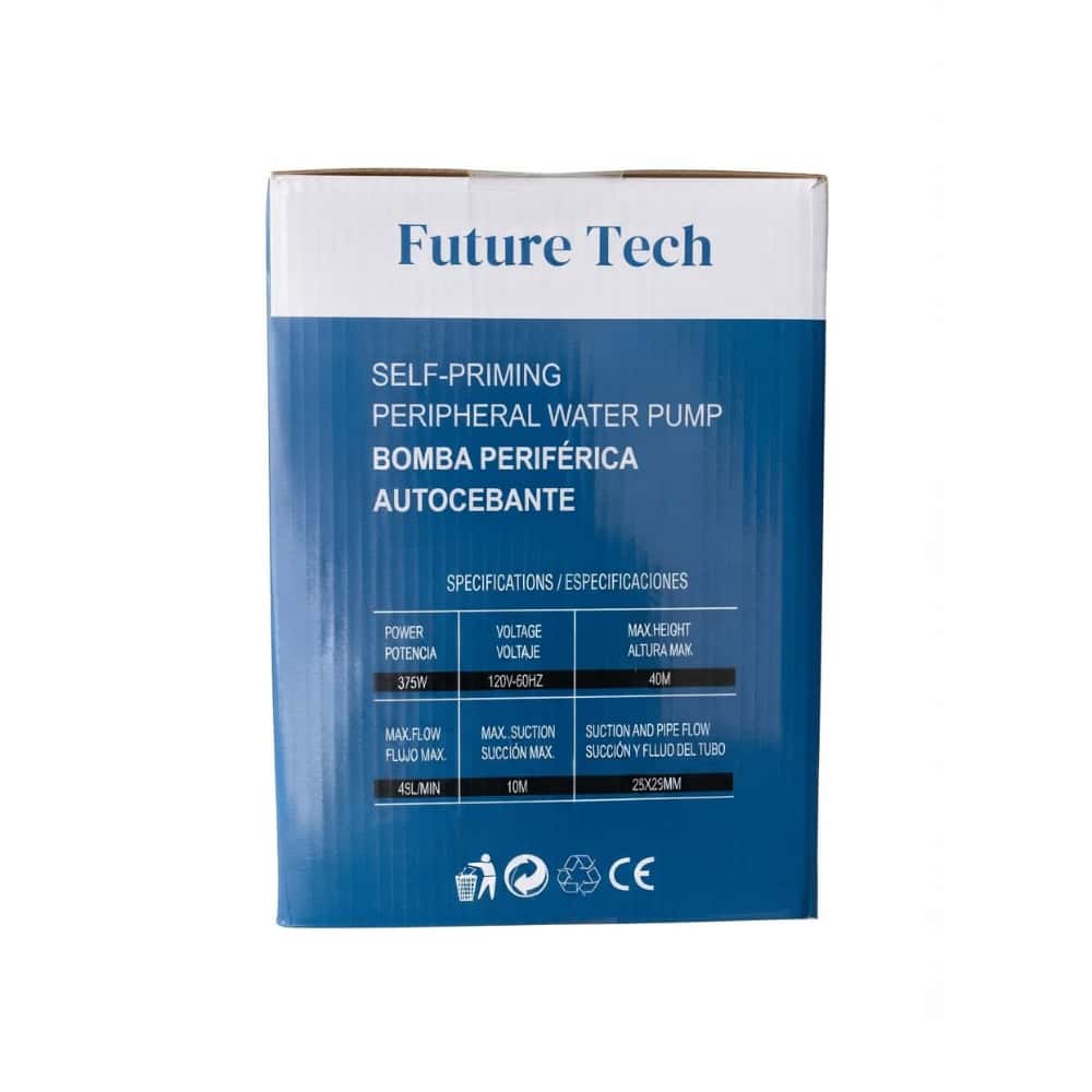 Bomba periférica autocebante WZB-375W Future Tech - Miniatura 4