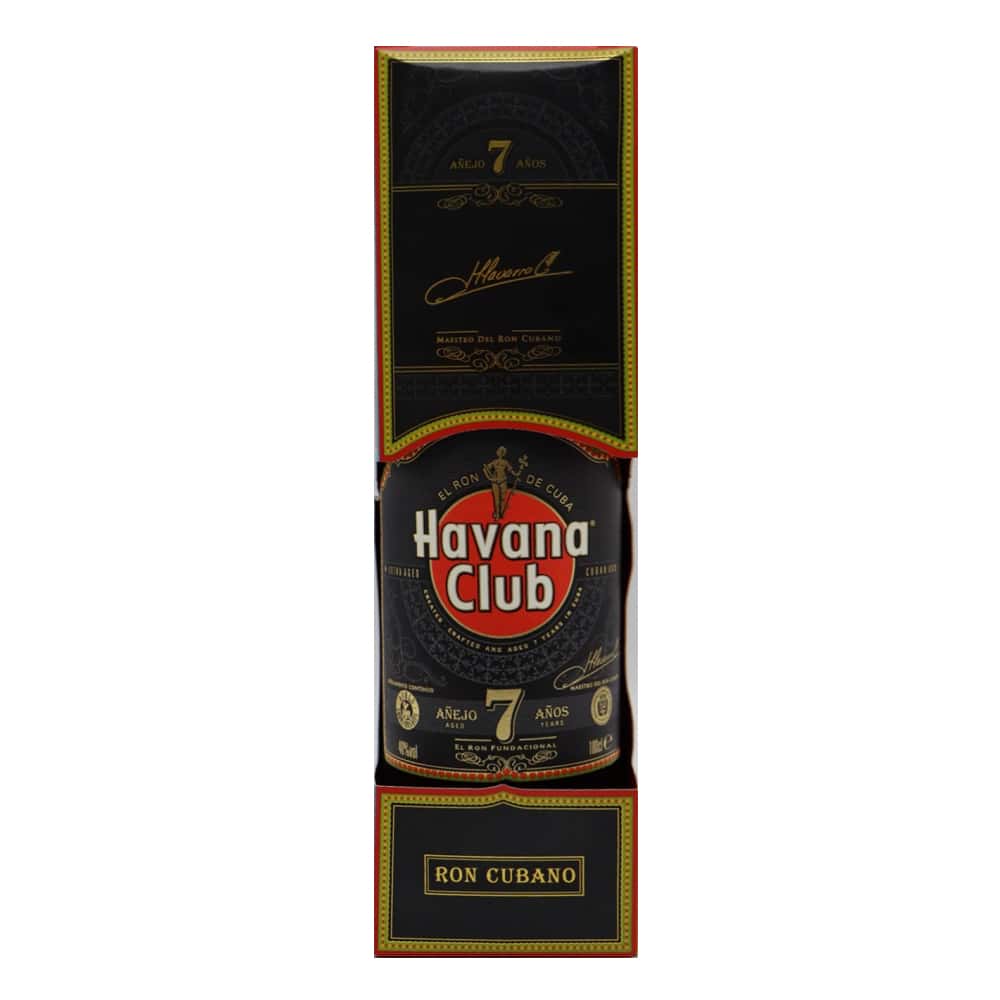 Ron añejo 7 años en estuche Havana Club (1 L) - Miniatura 3