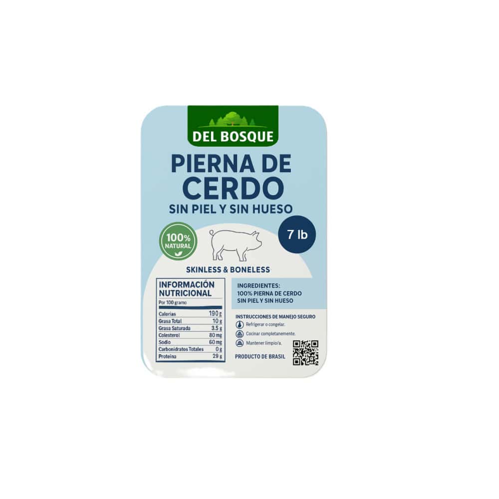 Pierna de cerdo sin piel y sin hueso Del Bosque (3.17 kg / 7 lb) - Miniatura 2