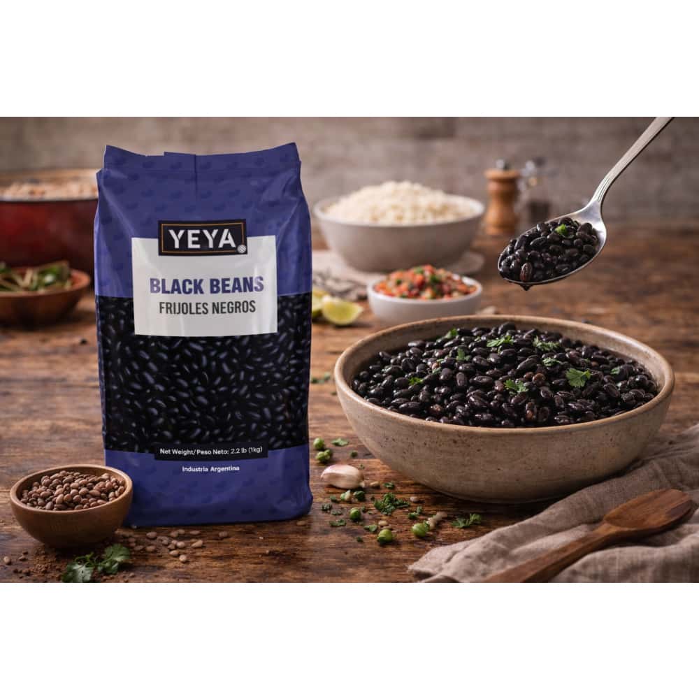Frijoles negros YEYA (1 kg / 2.2 lb) - Miniatura 4
