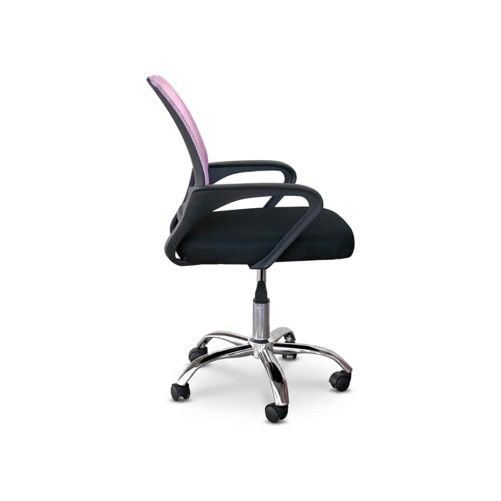 Silla de oficina clásica rosa con respaldo de malla 7House (1 U) - Miniatura 5
