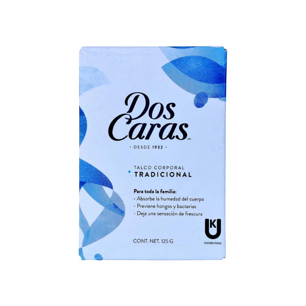 Talco corporal tradicional Dos Caras (125 g / 4.41 oz) - Miniatura 1