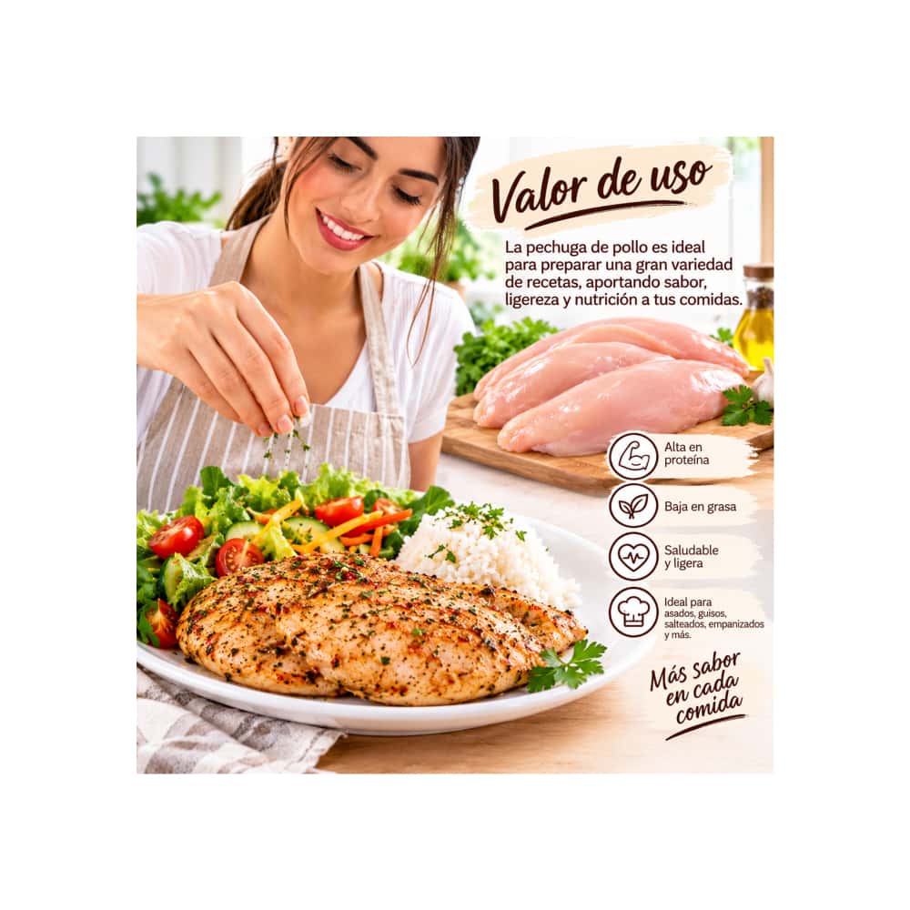 Pechuga de pollo LF (2 kg / 4.4 lb) - Miniatura 5
