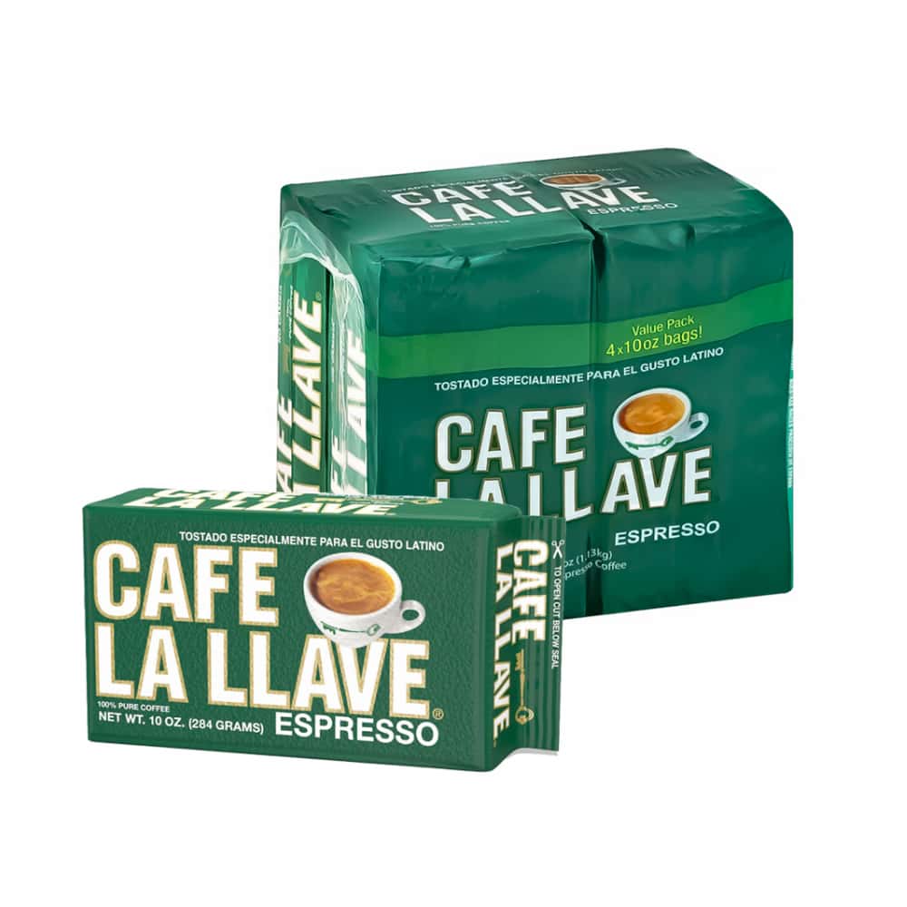 Café molido fino espresso La Llave (4 x 284 g / 10 oz) - Miniatura 1
