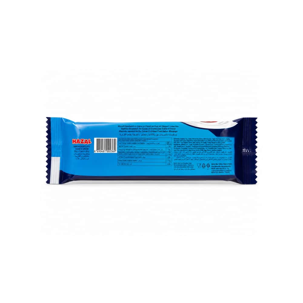 Galleta de chocolate rellena con crema de fresa More (100 g / 3.52 oz) - Miniatura 2