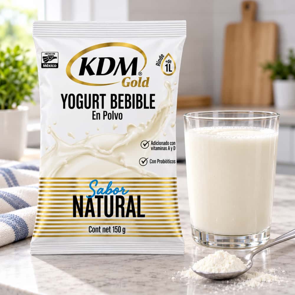 Yogurt en polvo bebible sabor natural KDM Gold (150 g / 5.29 oz) - Miniatura 5