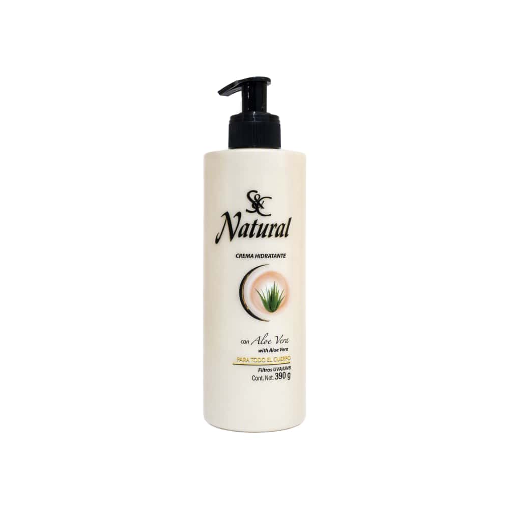 Crema hidratante con aloe vera para todo el cuerpo Natural S&C (390 g / 13.8 oz) - Miniatura 1