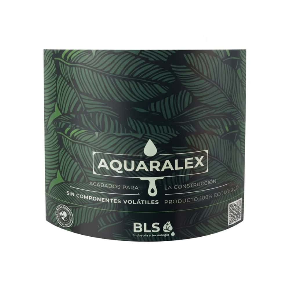 Pintura vinil acabado para la construcción color blanco Aquaralex (4 L) - Miniatura 2