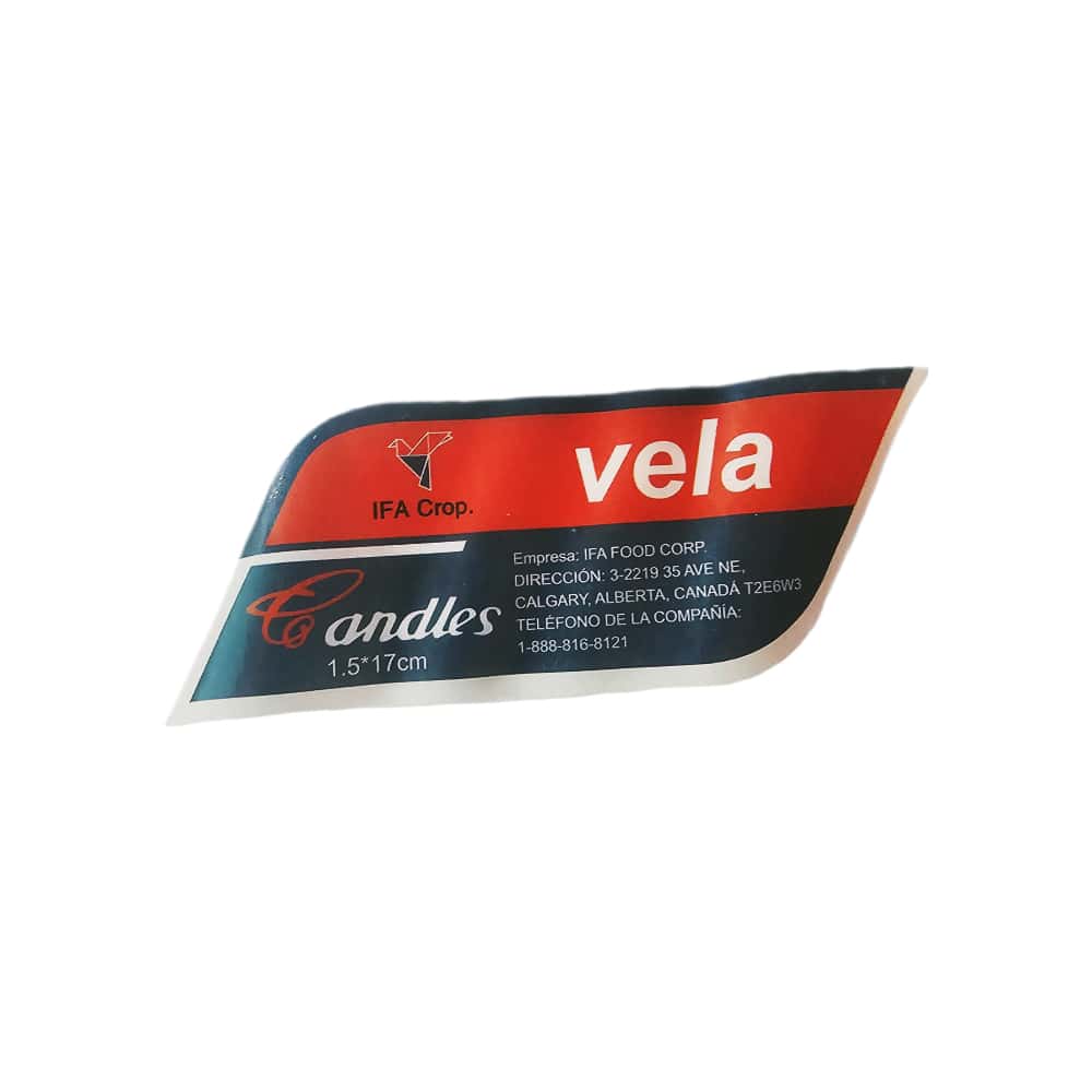 Estuche de velas blancas IFA Crop (8 U) - Miniatura 2
