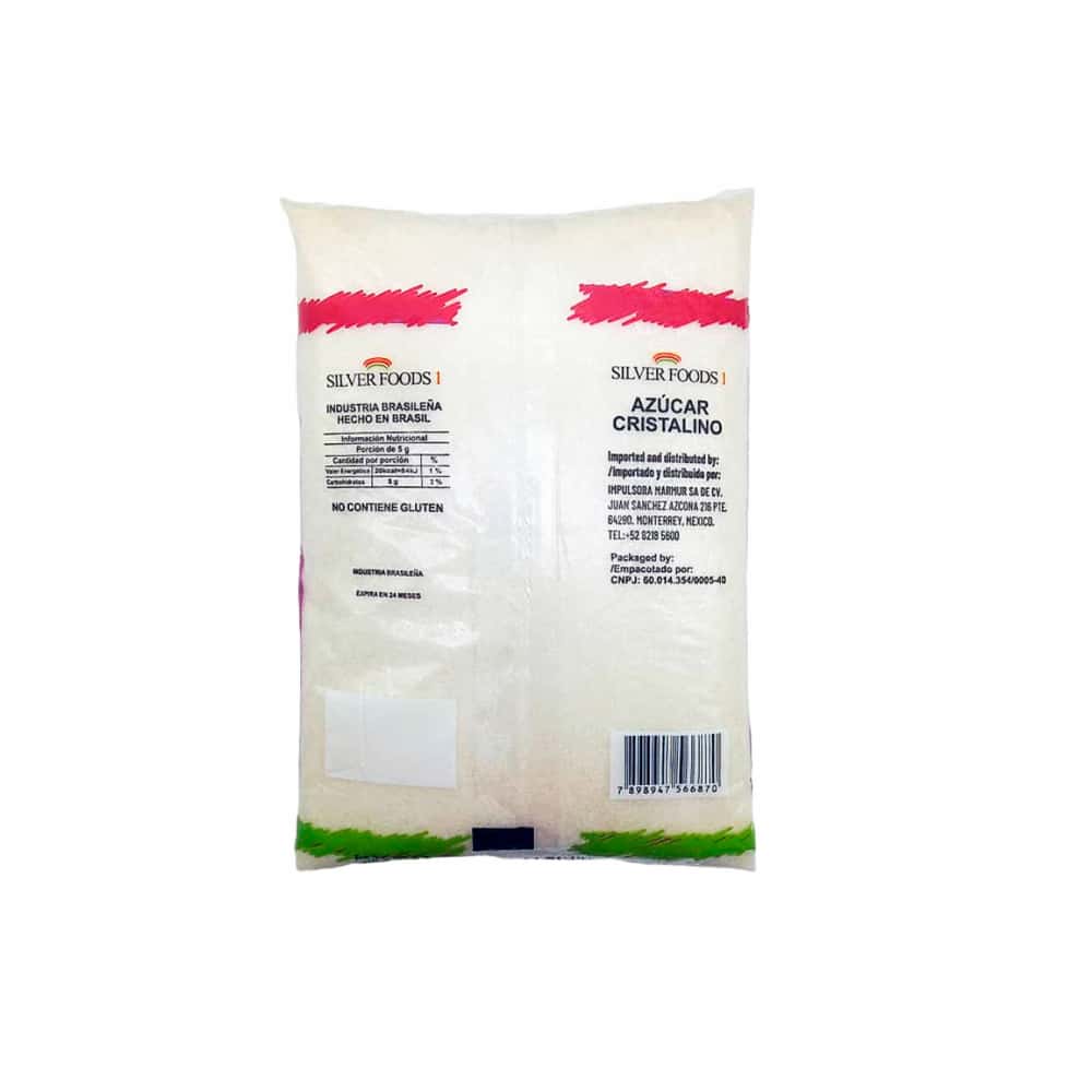 Azúcar blanca Silver Foods 1 (1 kg / 2.2 lb) - Miniatura 2