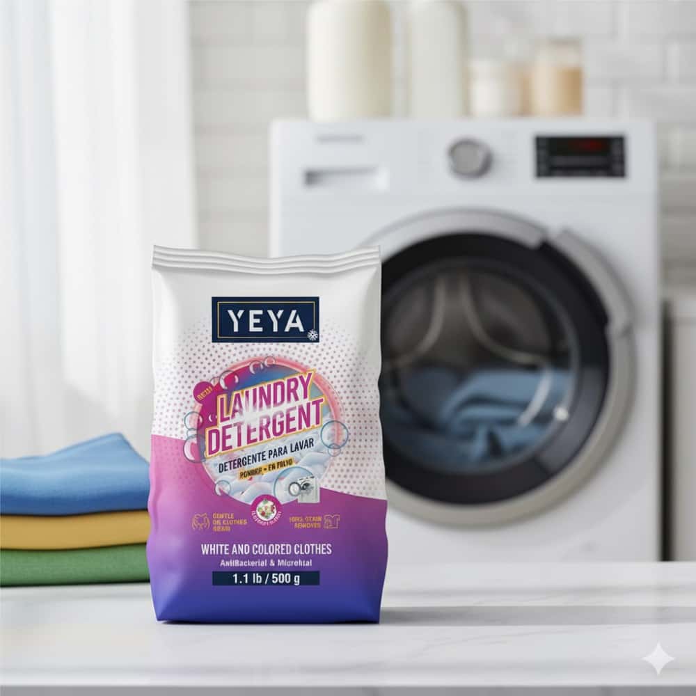 Detergente en polvo con aroma a flores YEYA (30 x 500 g / 1.1 lb - Miniatura 2