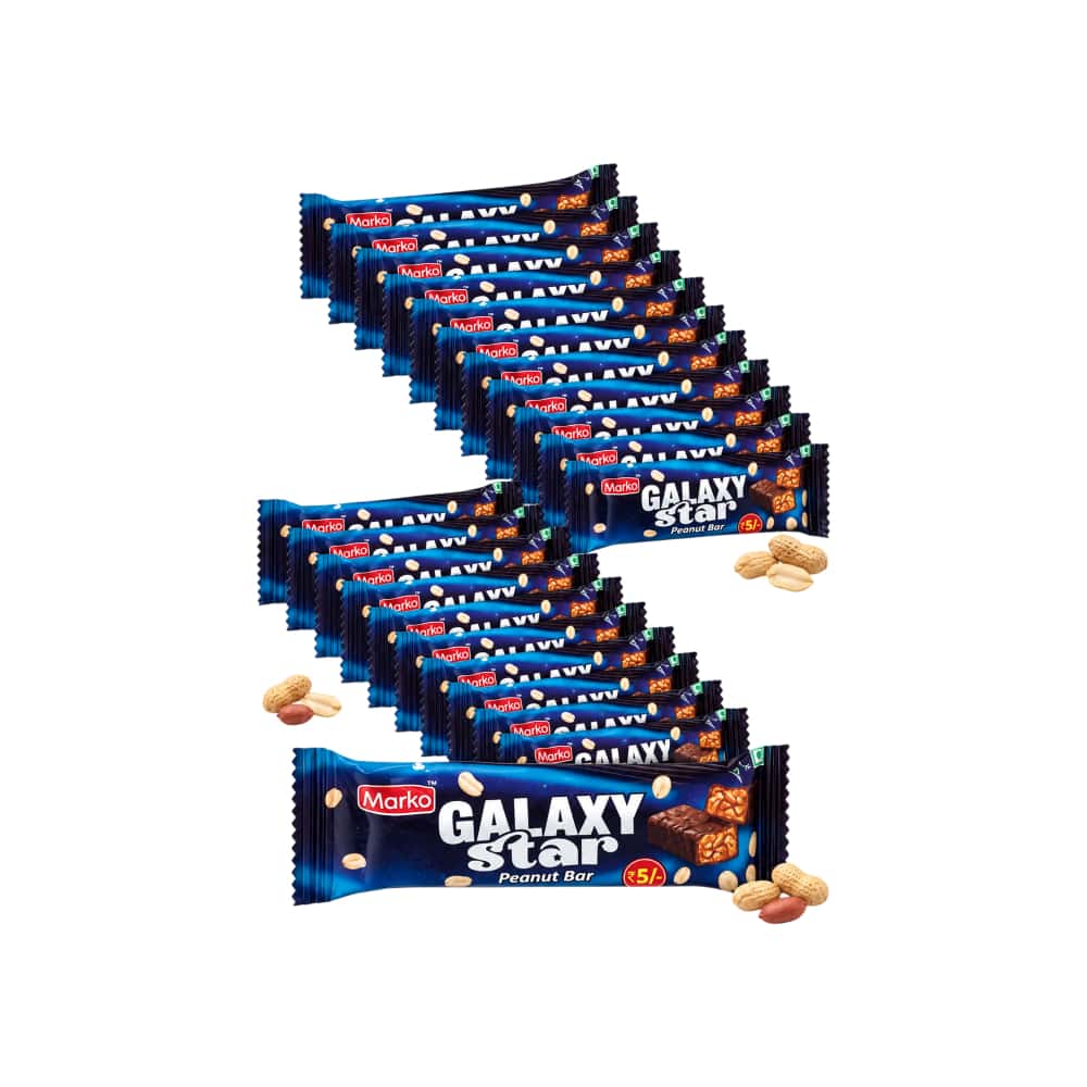 Chocolates rellenos de cacahuetes Galaxy Star Marko (30 x 13 g) - Miniatura 3