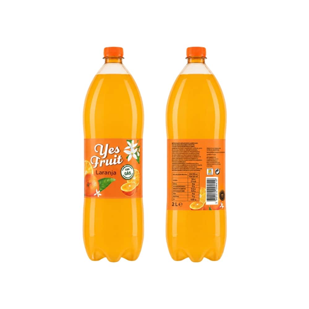 Soda de Naranja Yes Fruit (2 L / 67.63 fl oz) - Miniatura 2