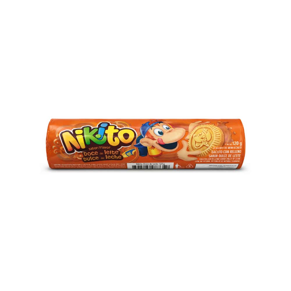 Galletas dulces con crema sabor a dulce de leche Nikito (120 g / 4.23 oz) - Miniatura 1