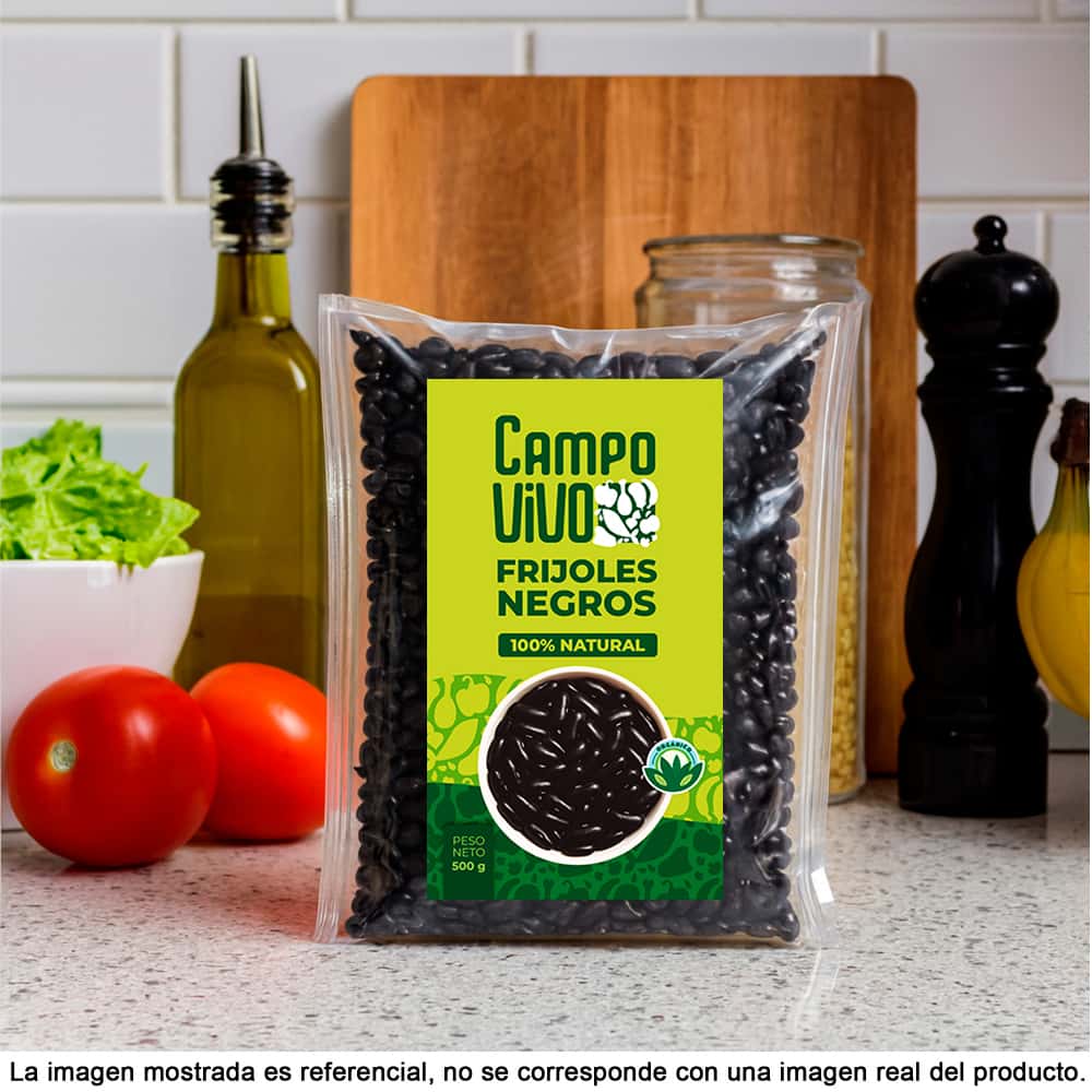 Frijoles negros Campo Vivo (500 g / 1.1 lb) - Miniatura 5